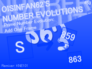 Prime Number Evolution: Add 1 Frame | START! → 859 → 863