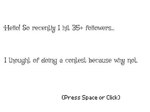 35+ Contest (closes 1st March) No thumbnail, No intro, No outro