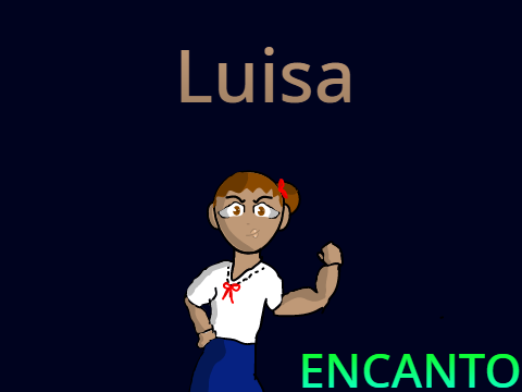 Encanto Luisa fanart and Surface Pressure Song