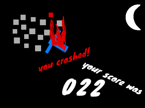 retro space game (space chase)
