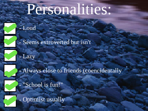 How Alike Are We? // Personality test/quiz remix