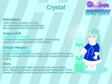 Meet... Crystal, Child of Frost!