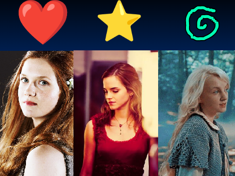 Ginny, Hermione or Luna? remix