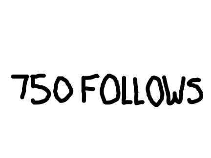 750 followers