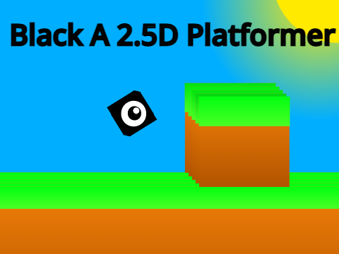 Black A 2.5D platformer v.0.2(engine) #games #engine #all #platformer #2.5d