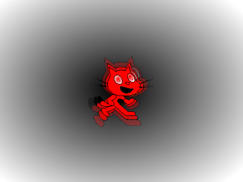 DEMONIC SCRATCH CAT