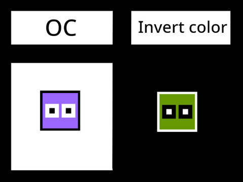 Put your OC and then i will invert the color