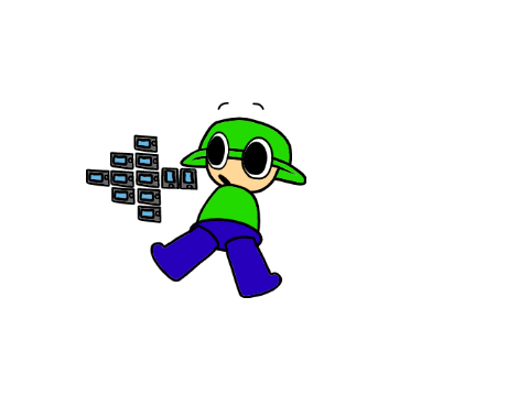 Fanmade Friday night funkin' 2D applecore characters 