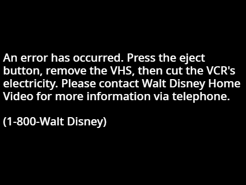 Klasky Csupo Robot logo Walt Disney Error