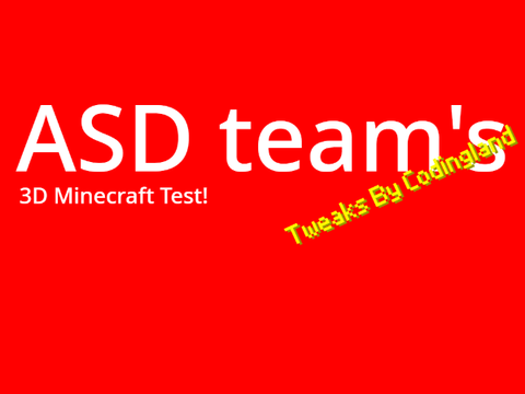 Minecraft 3D test with more tweaks!