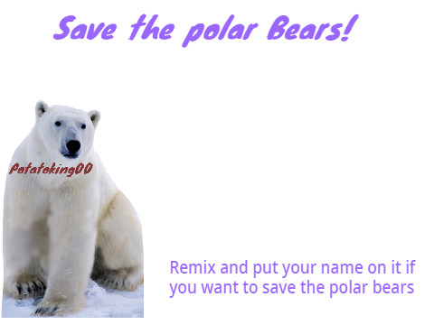 Save the polar bears