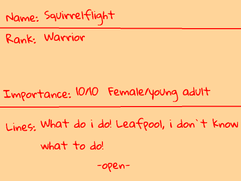 Leafpool`s wish Auditions   11/27 remix