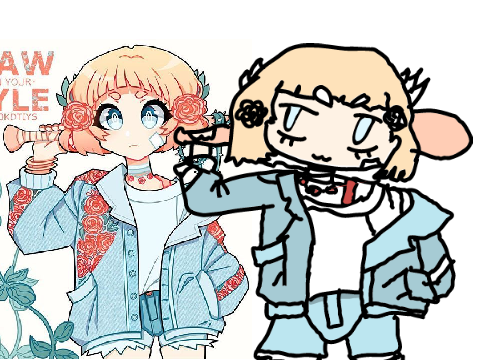 Draw this in your style remix ♡