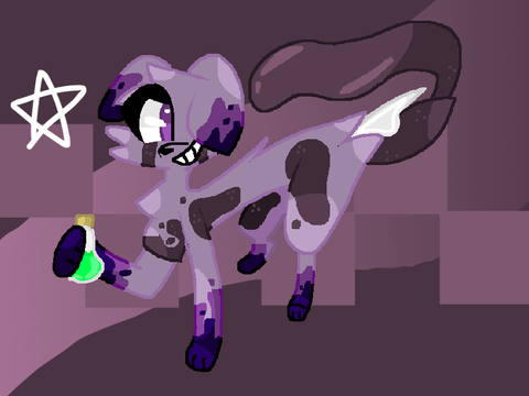 Purple inky DTAE