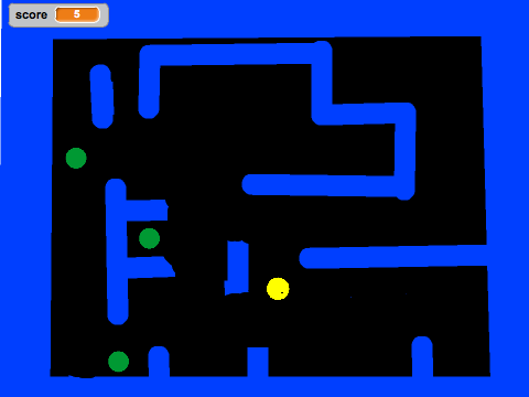 pac man maze 1