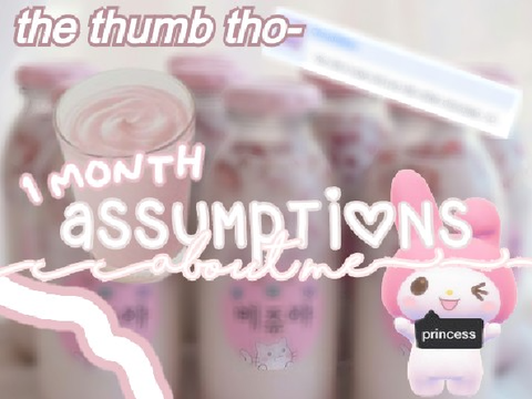 ☕  assumptions abt me ˎˊ- 