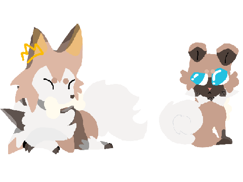 Lycanroc & Rockruff :D