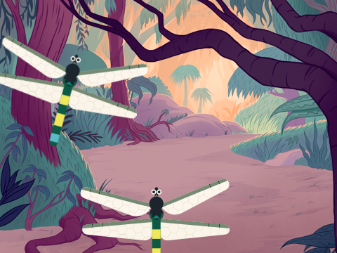 dragon fly tag