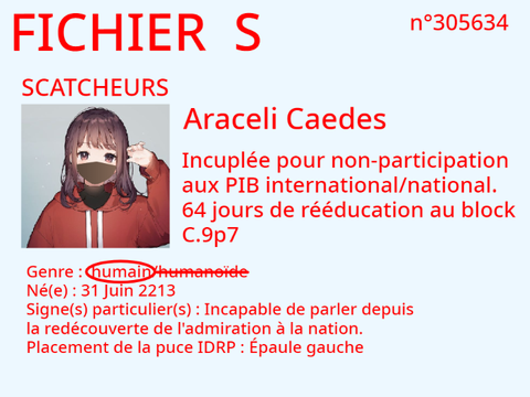 Fiche- Araceli Caedes