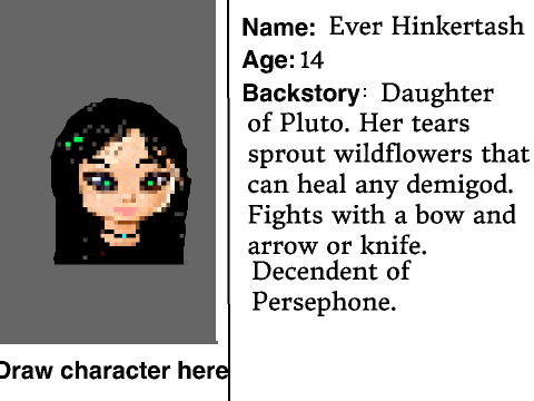  Ever Hinkertash Camp Half Blood RPG 
