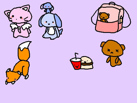 free bitmap kawai chibi