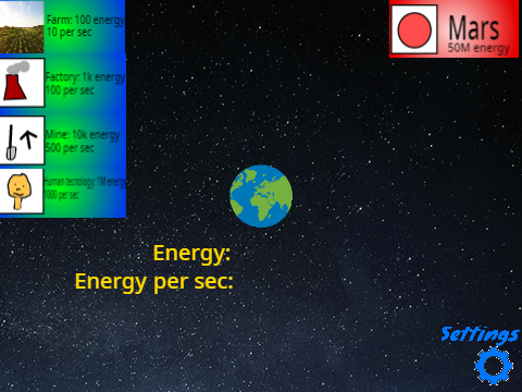 Planet clicker