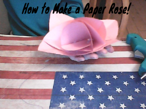 How to make a paper rose!