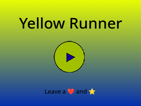 Yellow Runner - A Platformer
