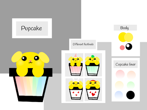 Pupcake (OC) ref!