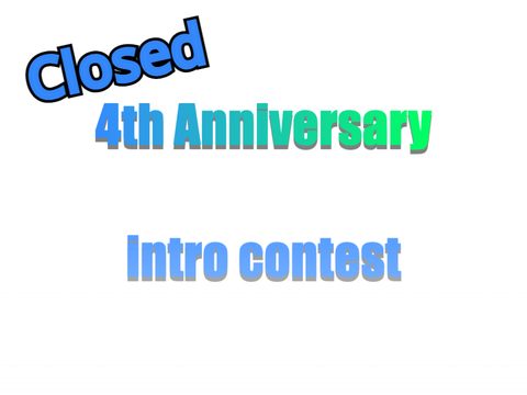 ＜Closed＞  intro contest  4th Anniversary!!! +1.2K