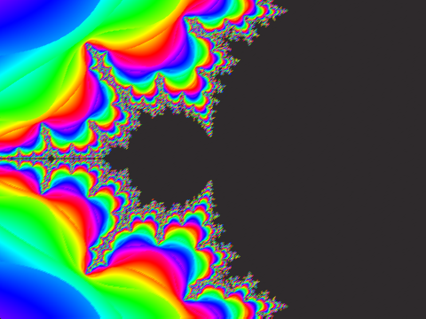 the mandelbrot set into the detail
