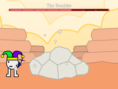 A Comedic Begining (Breaking The Enemy Boulder)