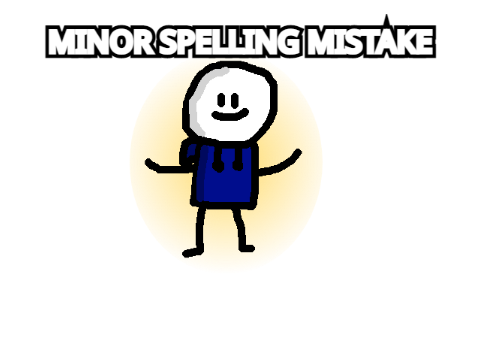 MINOR SPELLING MISTAKE
