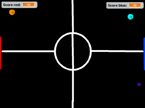 Multi player air hockey