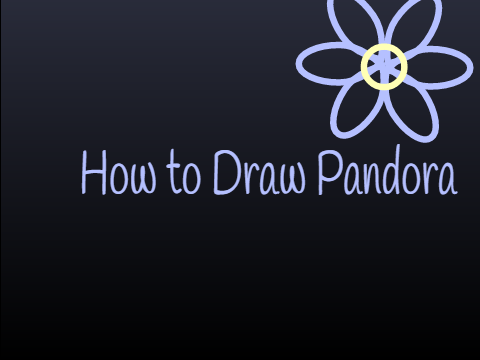 How to draw Pandora (fantasy animal)