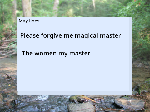  Living in Magic voice auditions Open but parts are already taken like the main