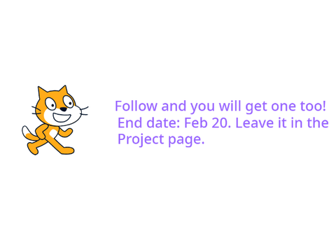 Follow me and i will follow you.