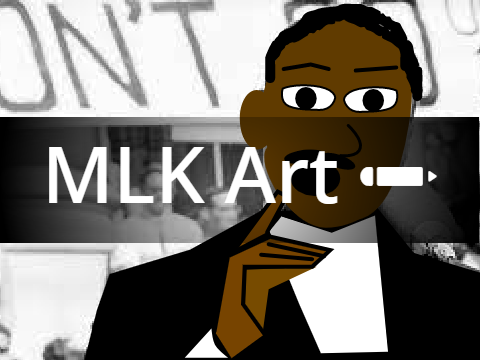 Happy Black History Month!| MLK art