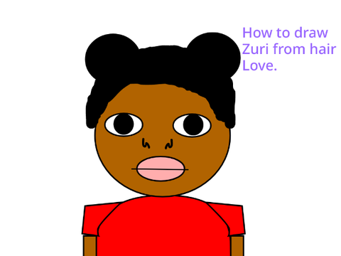 How To Draw Zuri From Hair Love For Black History Month
