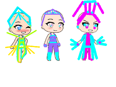 gacha dress up super hero girls remix