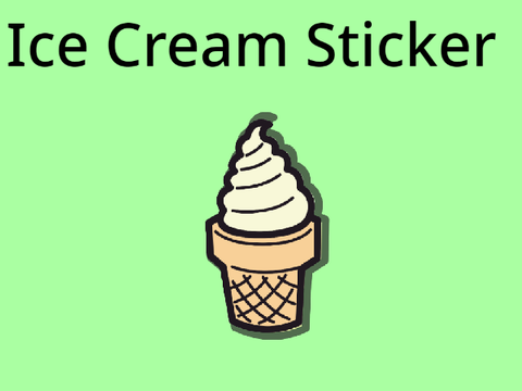 Ice Cream Sticker