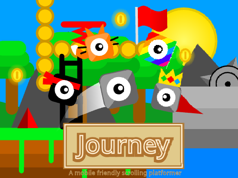 Journey || A mobile friendly scrolling platformer entry