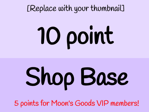 10 point Shop Base (MOBILE FRIENDLY)