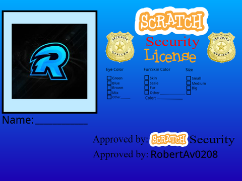 Scratch License Template! remix