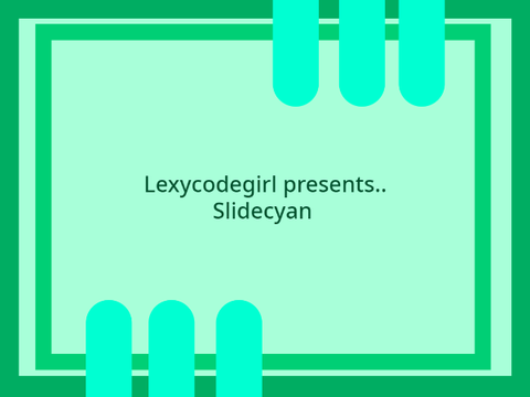 SlideCyan - A very basic slideshow engine