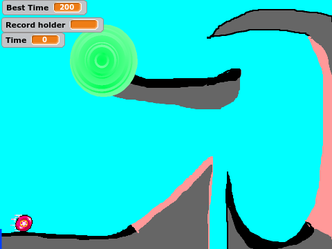Wheel Kirby Stunt Course 