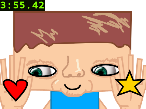 fake minecraft speedruns but theres a timer             #animations #all remix