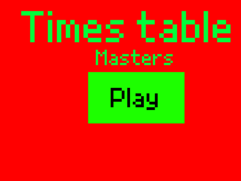 Times table masters