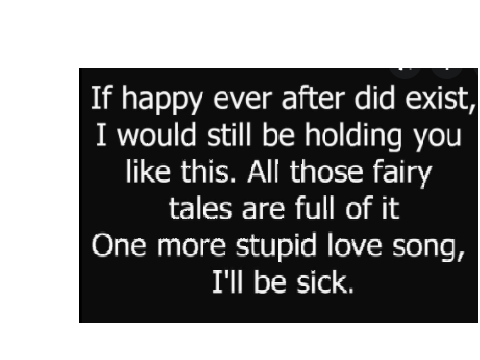 happy ever after