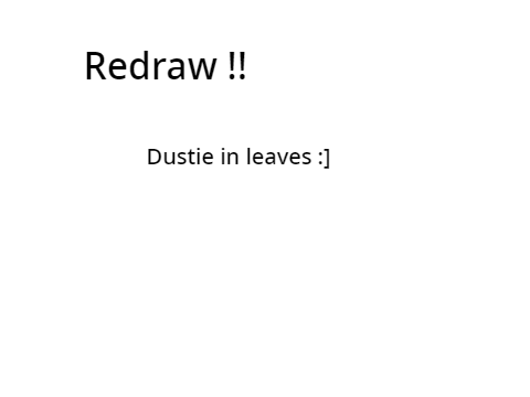 Redraw
